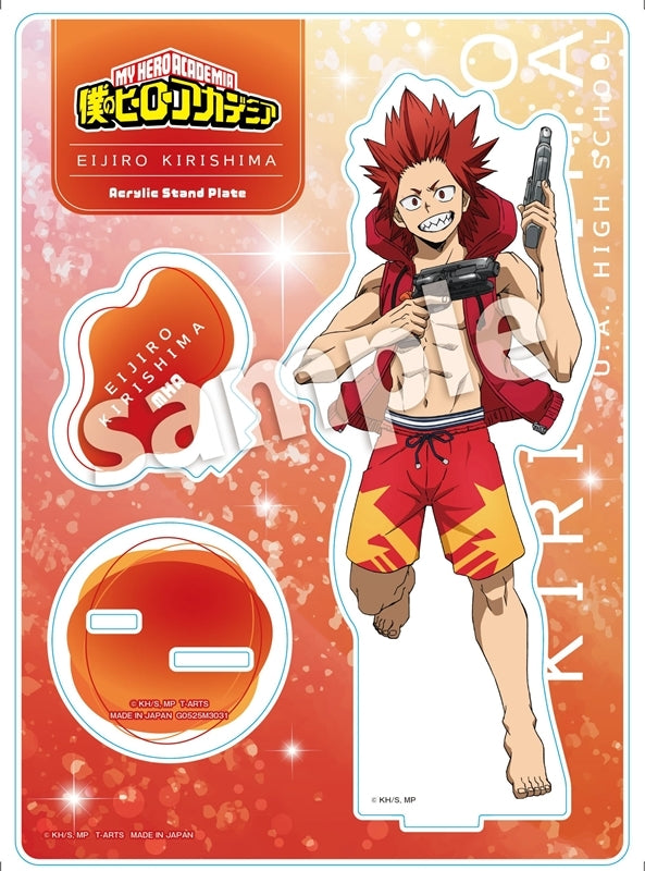 (Goods - Acrylic Stand) My Hero Academia Water Fight Acrylic Stand Plate Eijiro Kirishima