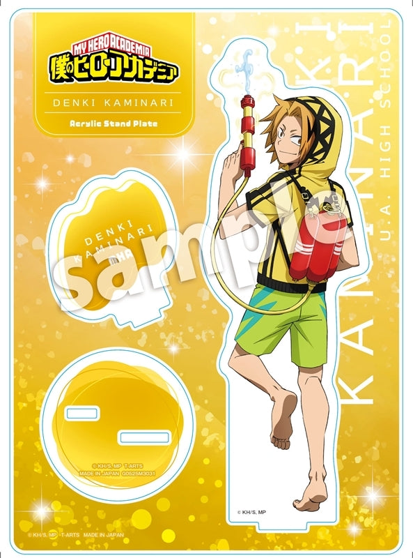 (Goods - Acrylic Stand) My Hero Academia Water Fight Acrylic Stand Plate Denki Kaminari