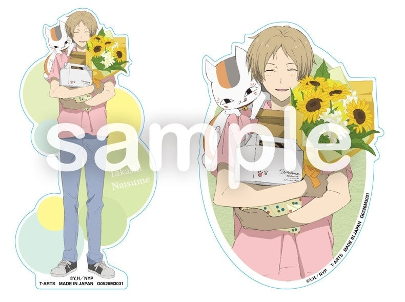 (Goods - Sticker) Natsume's Book of Friends (Natsume Yuujinchou) Birthday Sticker Set Natsume & Nyanko Sensei