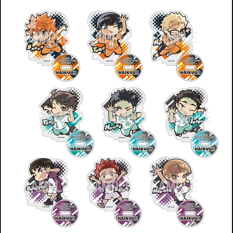 (1BOX=9)(Goods - Stand Pop) Haikyu!! Pita! Chibi Trading Acrylic Stand