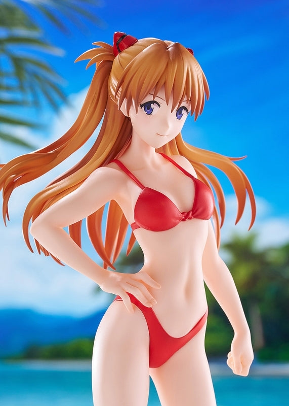 (Bishojo Figure) Rebuild of Evangelion POP UP PARADE BEACH QUEENS Asuka Shikinami Langley (Bikini Style) L Size Complete Figure