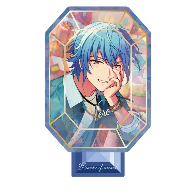 (Goods - Acrylic Stand) Promise of Wizard Holographic Gem Acrylic Stand 13. Nero