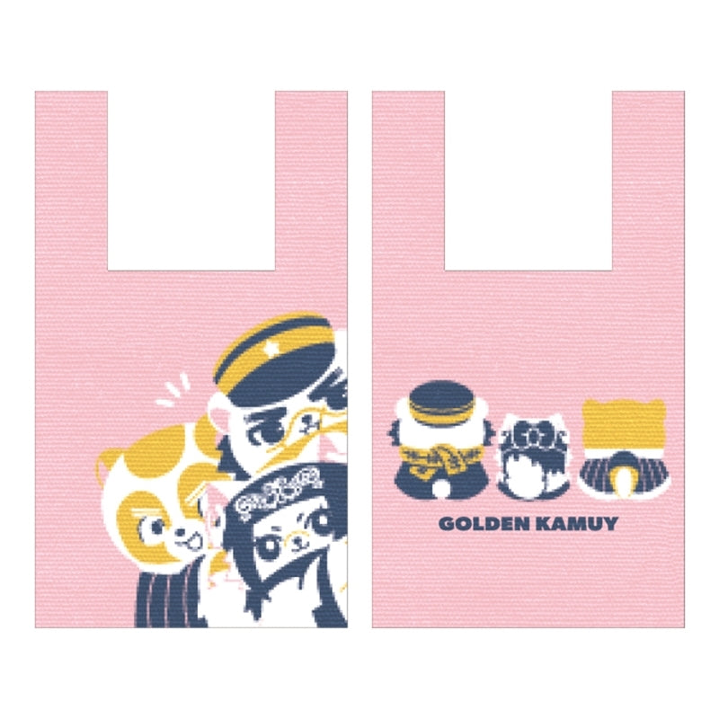 (Goods - Bag) Golden Kamuy Animal Phose Knit Bag 1. Sugimoto & Asirpa & Shiraishi (Re-release)