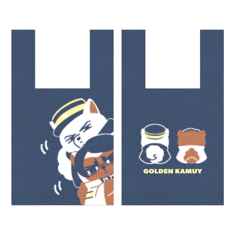 (Goods - Bag) Golden Kamuy Animal Phose Knit Bag 3. Sergeant Tsukishima & Koito Otonoshin (Re-release)