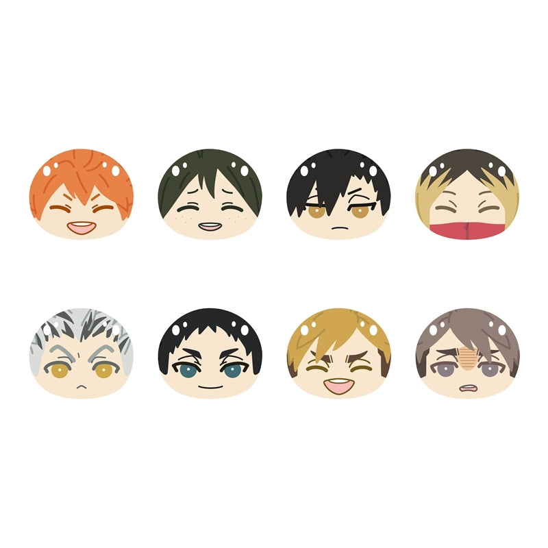 (1BOX=8)(Goods - Keychain) TV Anime Haikyu!! Omanjuu Niginigi Mascot 3 A