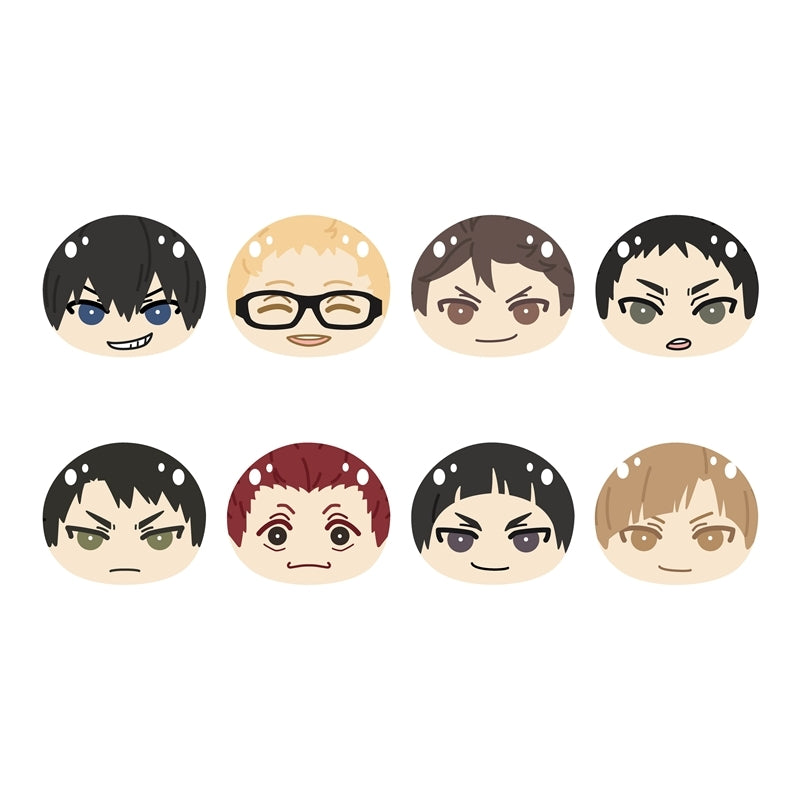 (1BOX=8)(Goods - Keychain) TV Anime Haikyu!! Omanjuu Niginigi Mascot 3 B