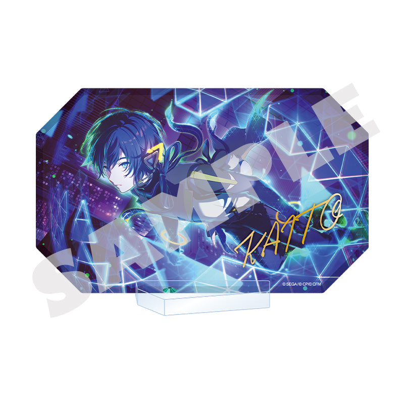 (Goods - Acrylic Stand) Hatsune Miku: Colorful Stage! World Link Acrylic Block Stand KAITO