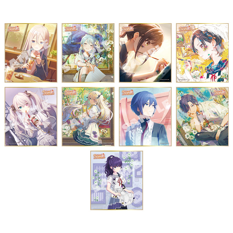 (1BOX=9)(Goods - Art Board) Hatsune Miku: Colorful Stage! Mini Art Board Collection Vol.63 C Colors of Pure Sense (9 Types Total)
