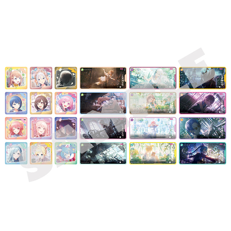 (1BOX=7)(Goods - Sticker) Hatsune Miku: Colorful Stage! Memorial Sticker Collection Vol. 12 C (24 Types Total + Rare)
