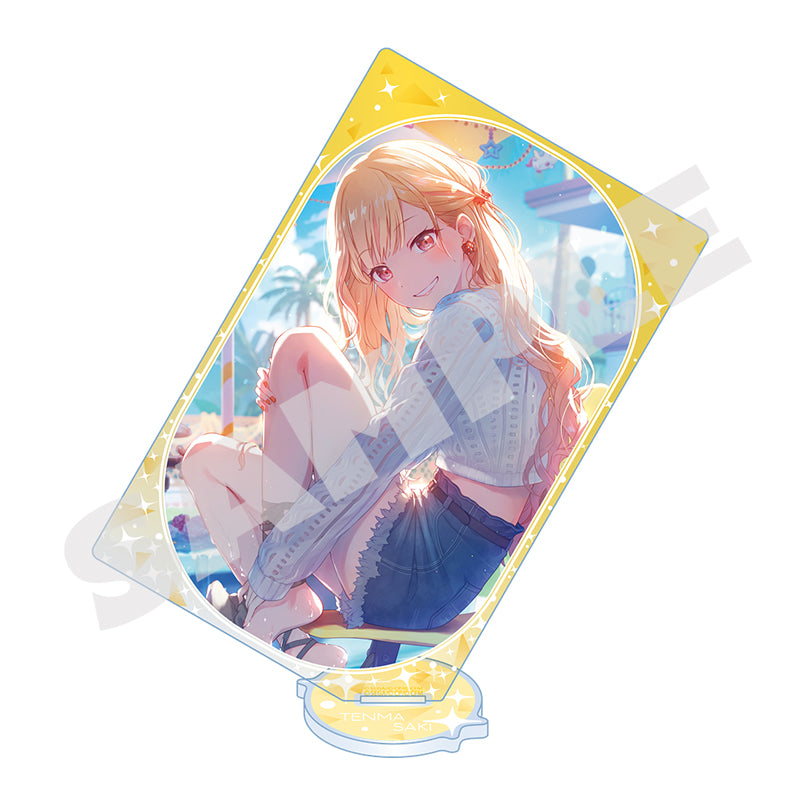 (Goods - Acrylic Stand) Hatsune Miku: Colorful Stage! Colorful Festival Card-shaped Acrylic Stand Saki Tenma