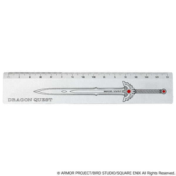 (Goods - Ruler) Dragon Quest Metal Ruler (15cm) Erdrick's Sword (Re-release)