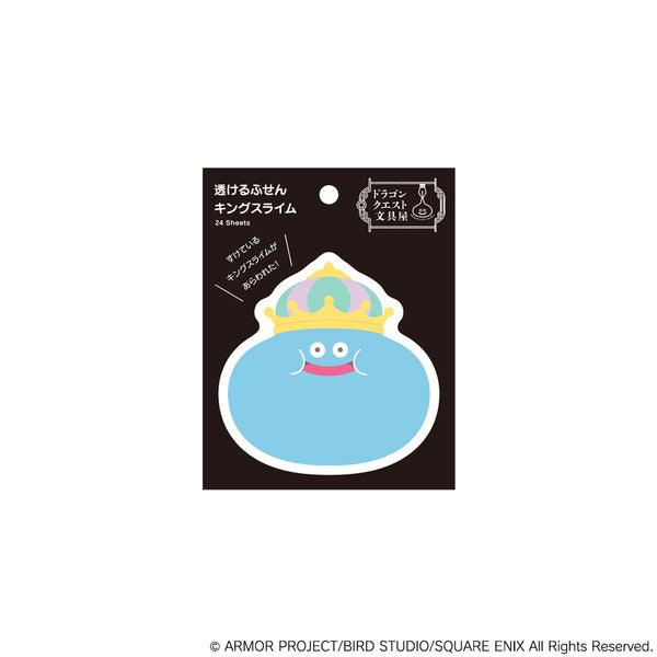 (Goods - Sticky Notes) Dragon Quest See-Through Sticky Note (King Slime) (Re-release)