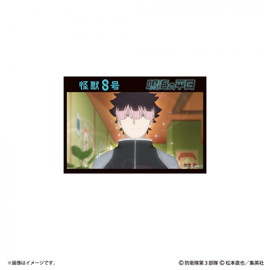 (1BOX=10)(Goods - Badge) Kaiju No. 8: Narumi's Week at Work Trading Square Button Badge (10 Types Total)