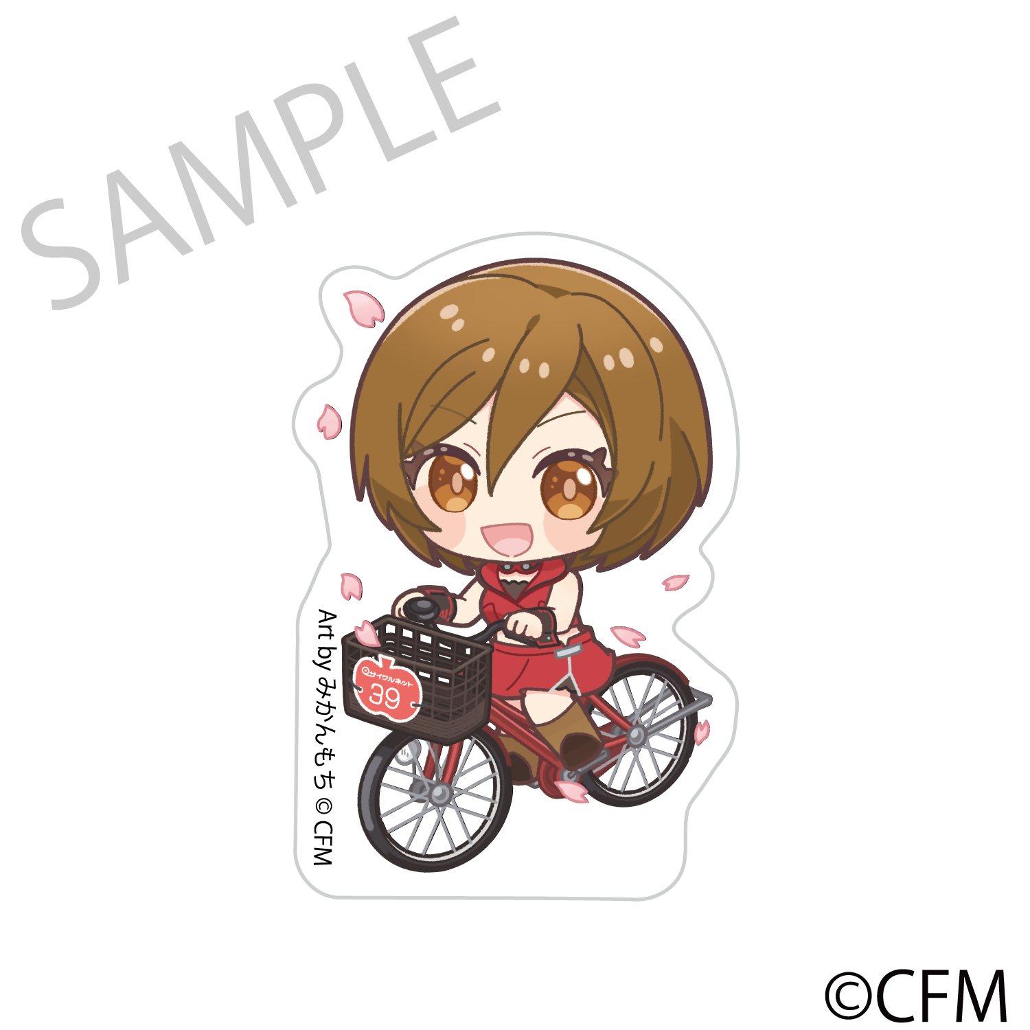 (Goods - Acrylic Stand) Sakura Miku × Hirohako Ultra-Thick Acrylic Chibi Characters Hirosaki 2025 MEIKO - Art by Mikanmochi