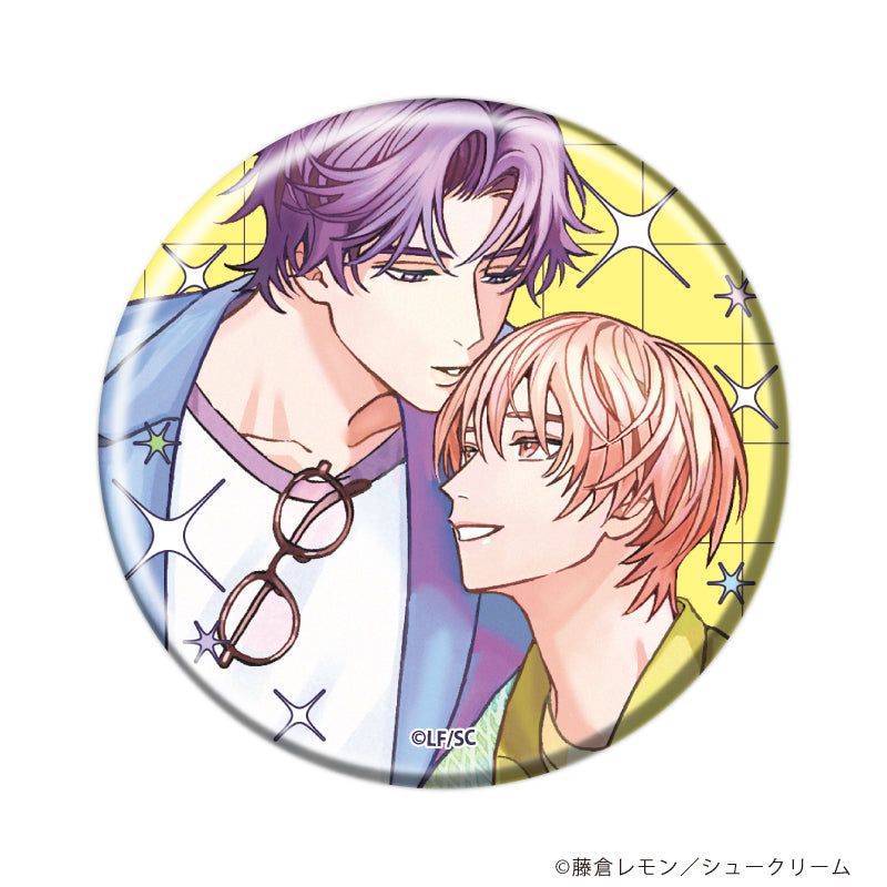 (1BOX=6)(Goods - Badge) My One-Sided Love (Shuraba no One Side Love) Badge 01 (feat. Exclusive Art)