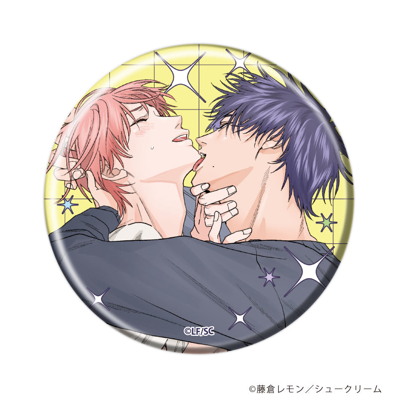(1BOX=6)(Goods - Badge) My One-Sided Love (Shuraba no One Side Love) Badge 01 (feat. Exclusive Art)