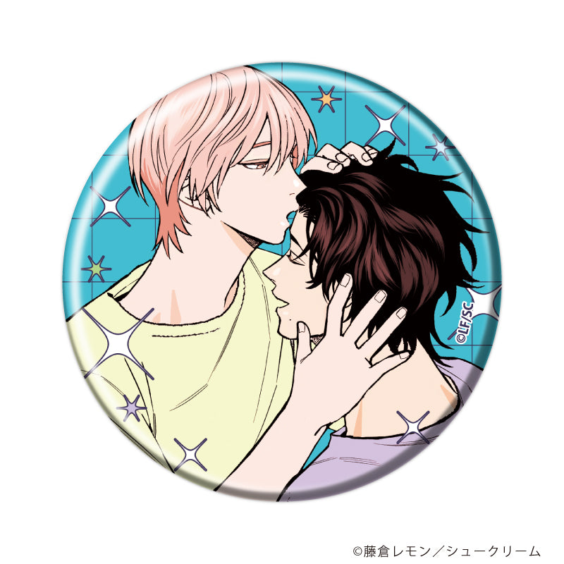 (1BOX=6)(Goods - Badge) My One-Sided Love (Shuraba no One Side Love) Badge 01 (feat. Exclusive Art)