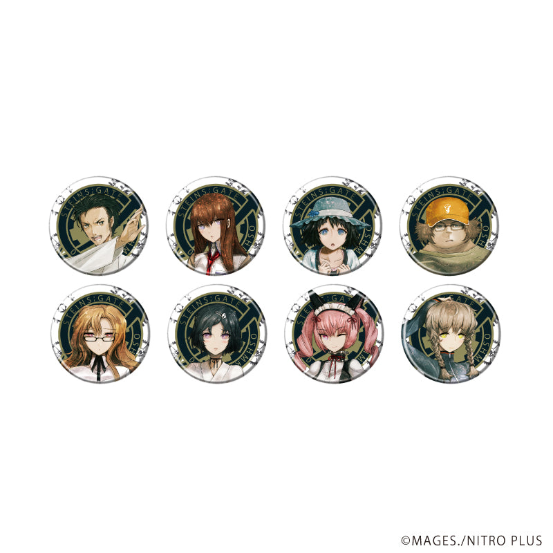 (1BOX=8)(Goods - Badge) STEINS;GATE Button Badge 01 (Official Art)