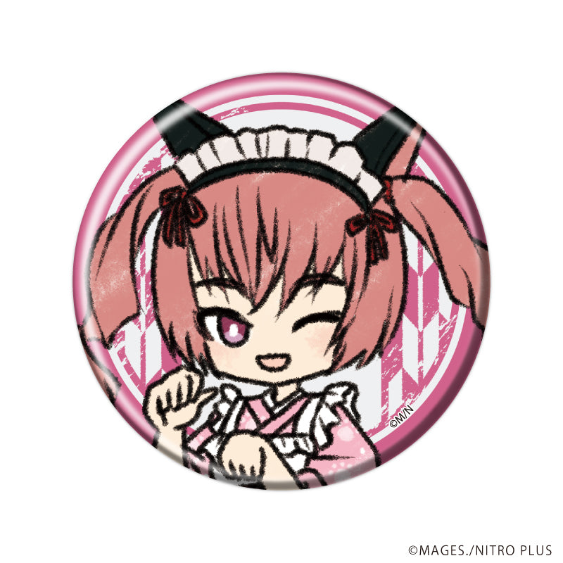 (1BOX=8)(Goods - Badge) STEINS;GATE Button Badge 02 Kimono ver. (GraffArt)