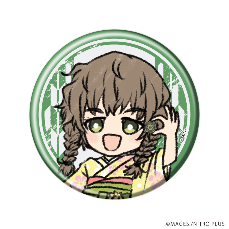 (1BOX=8)(Goods - Badge) STEINS;GATE Button Badge 02 Kimono ver. (GraffArt)