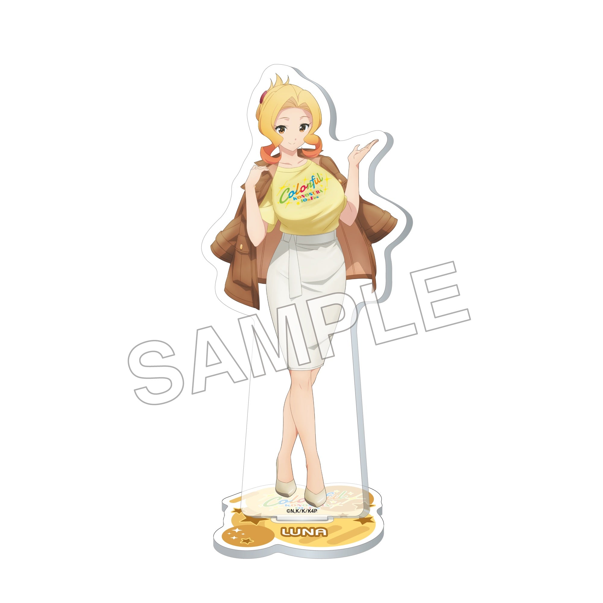 (Goods - Acrylic Stand) TV Anime KONOSUBA -God's Blessing on This Wonderful World! Acrylic Stand Figure Colorful Ver. - Luna