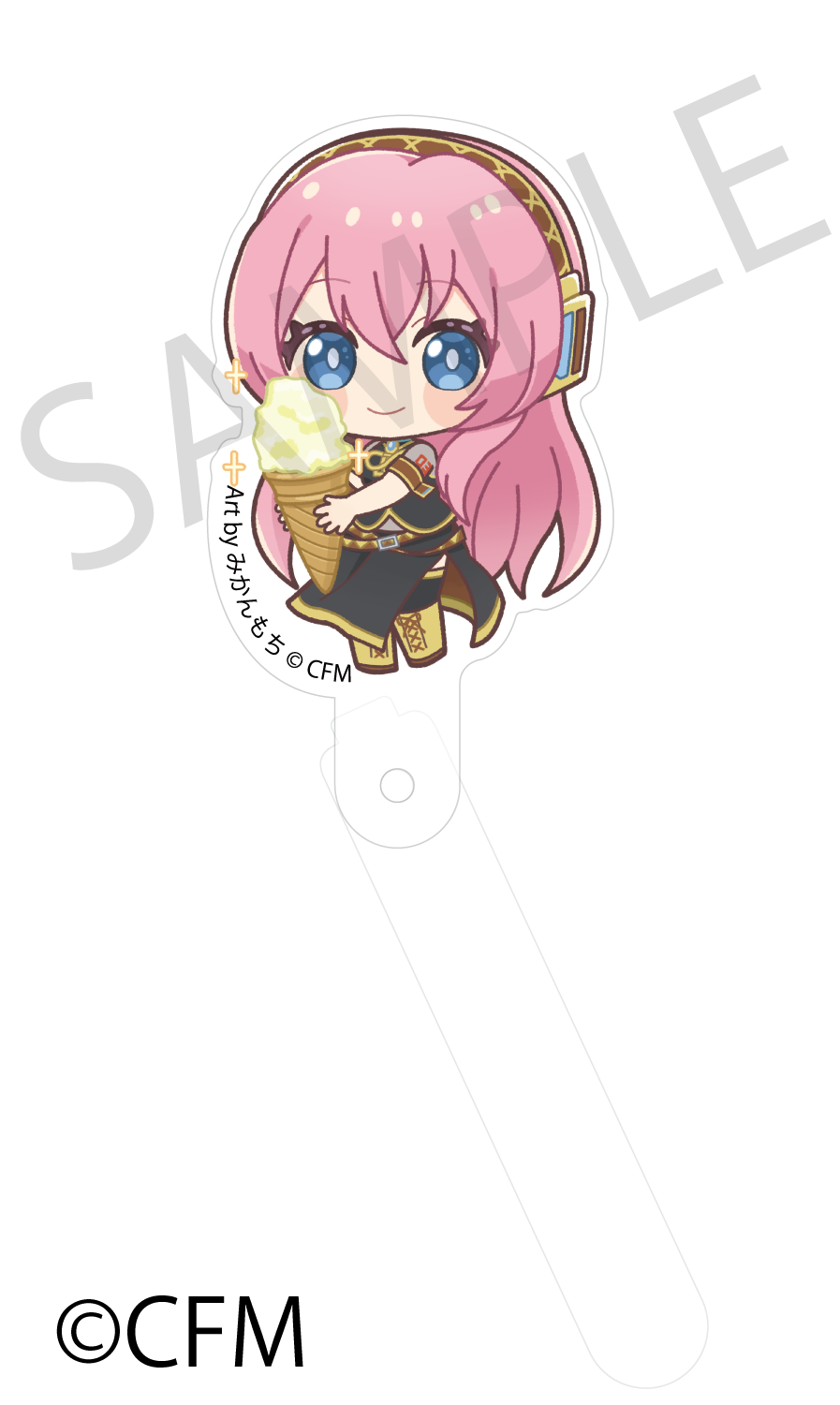 (Goods - Acrylic Stand) Sakura Miku × Hirohako Acrylic Prop and Stand Hirosaki 2025 Megurine Luka - Art by Mikanmochi