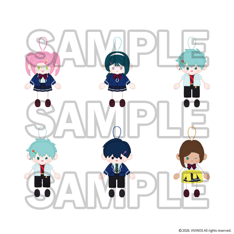 (1BOX=6)(Goods - Strap) ALIEN STAGE Teen Fun Party Series Trading Plush Strap