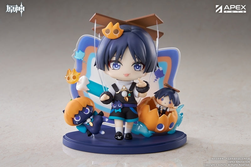 (Figure) Genshin Impact You Ye Qi Xiang Series Chibi Chara Figure Wanderer {Bonus: Art Board}