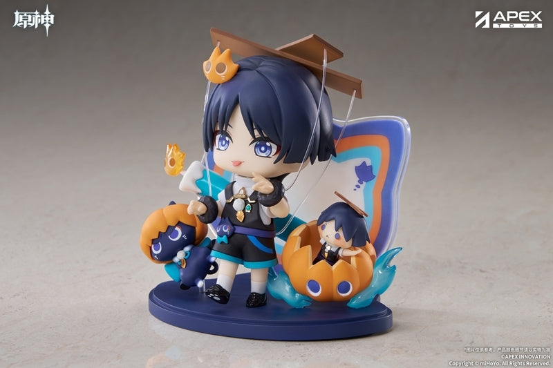 (Figure) Genshin Impact You Ye Qi Xiang Series Chibi Chara Figure Wanderer {Bonus: Art Board}