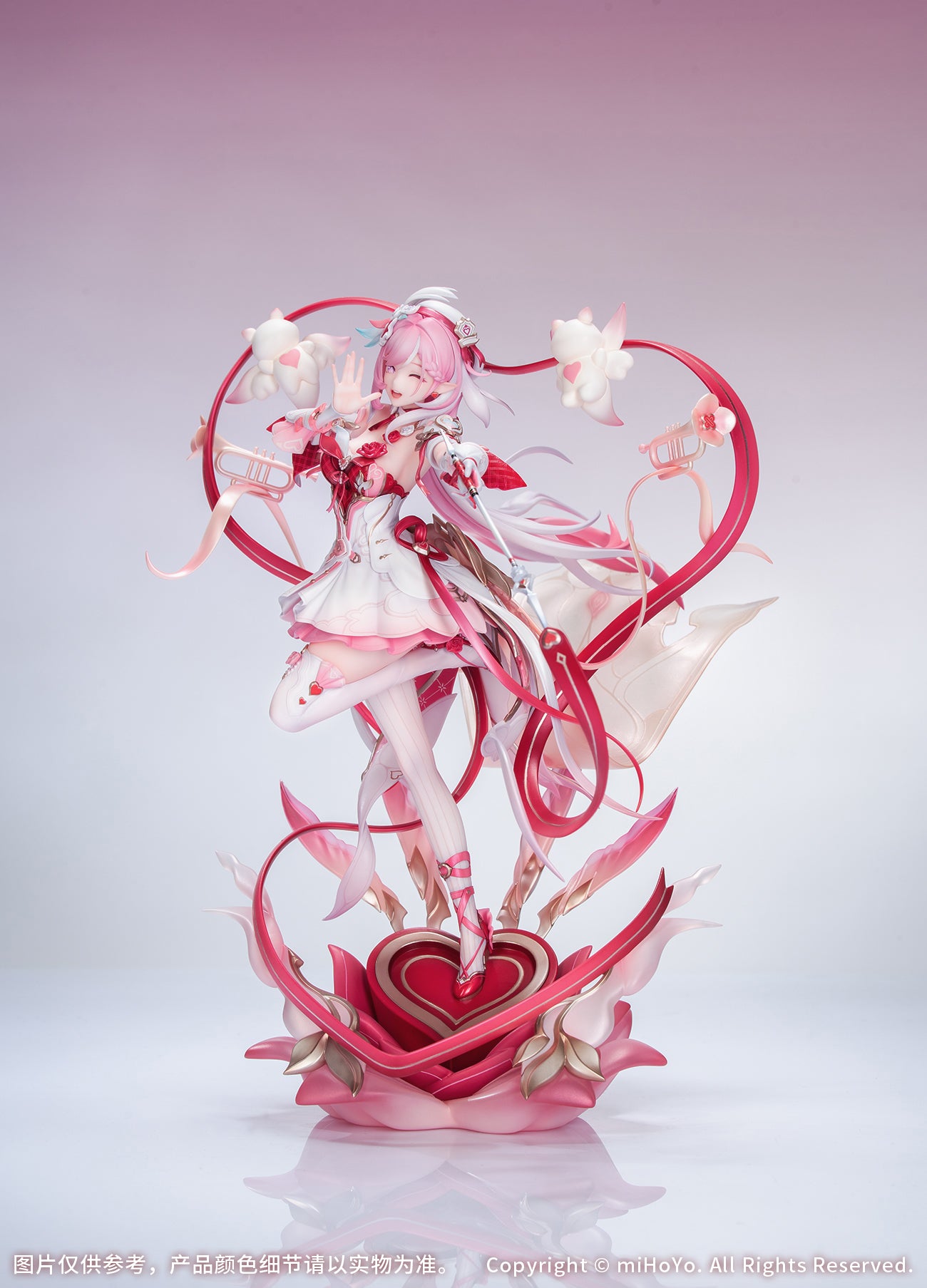 (Bishojo Figure) Honkai Impact 3rd Elysia Hi♪ Love Elf ❤ Ver. 1/7 Completed Figure {Bonus: Acrylic Plate}