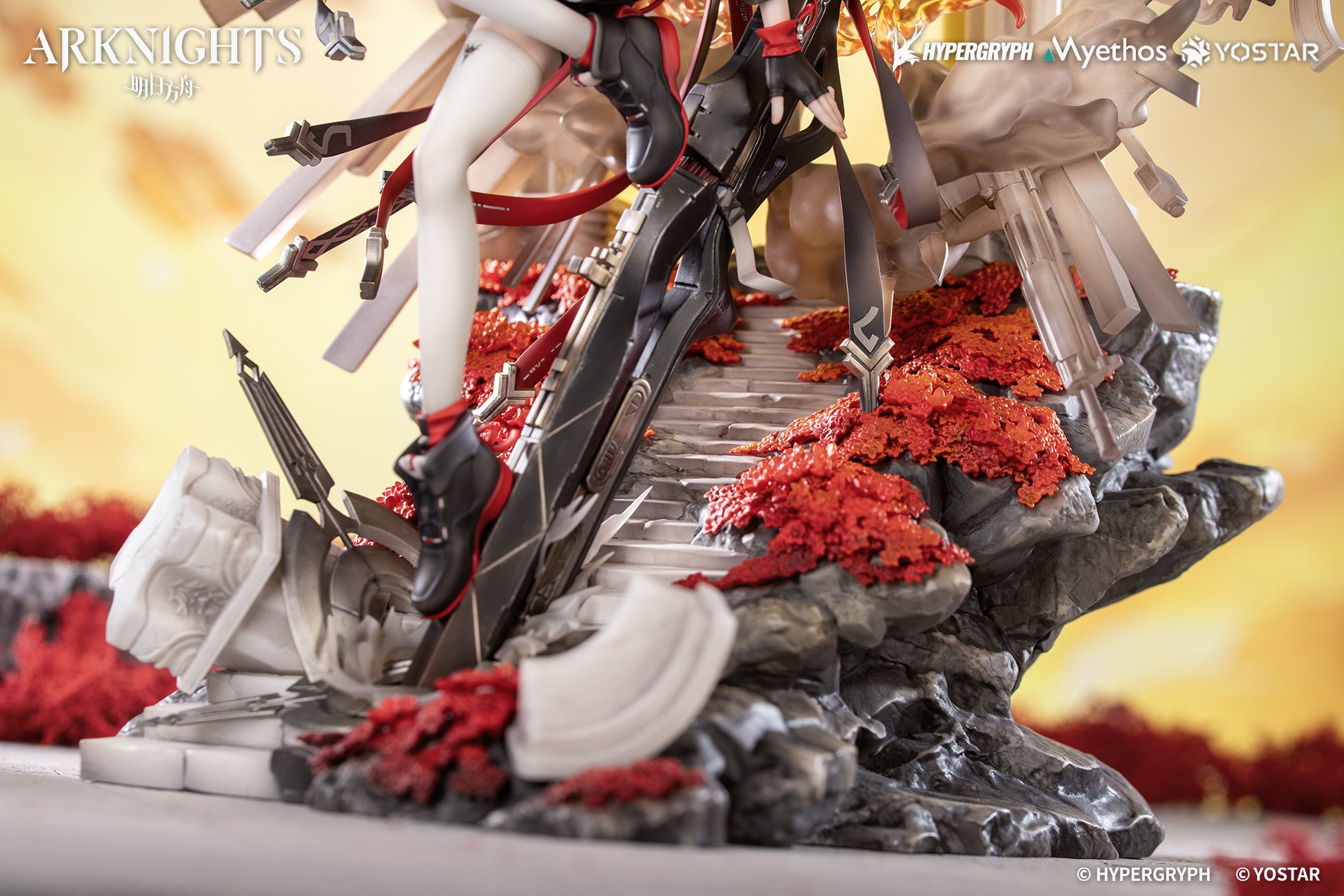 (Bishojo Figure) Arknights Exusiai the New Covenant Elite 2 VER. 1/7 Complete Figure {Bonus: Key Charm}