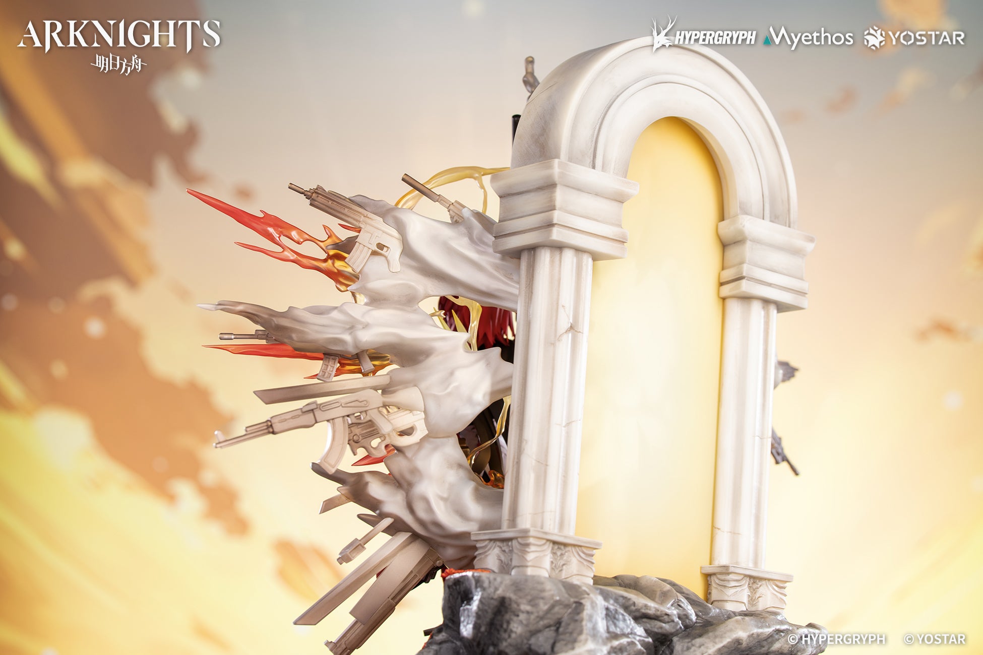 (Bishojo Figure) Arknights Exusiai the New Covenant Elite 2 VER. 1/7 Complete Figure {Bonus: Key Charm}