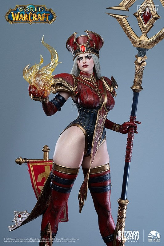 (Bishojo Figure) World of Warcraft Infinity Studio X Blizzard Sally Whitemane 1/3 Completed Figure {Manufacturer Bonus: White Flag (Interchangeable)}
