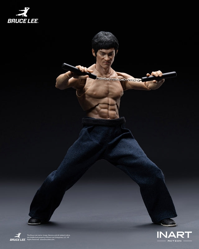 (Action Figure) INART Action Bruce Lee (Kung Fu Outfit) 1/12 Action Figure