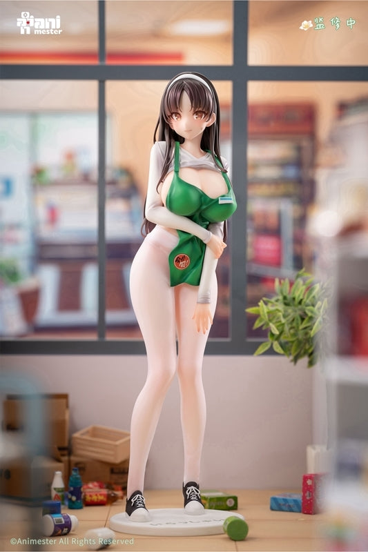 (Bishojo Figure) "First Business! Mari Hanamiya the Gentle Shop Assistant" illustration by POPQN 1/6 Complete Figure