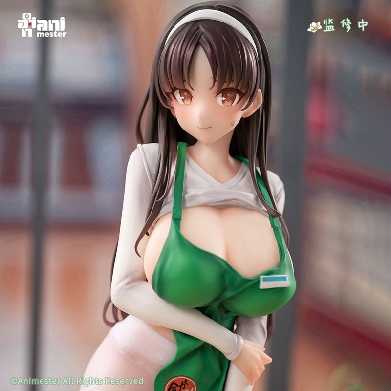 (Bishojo Figure) "First Business! Mari Hanamiya the Gentle Shop Assistant" illustration by POPQN 1/6 Complete Figure