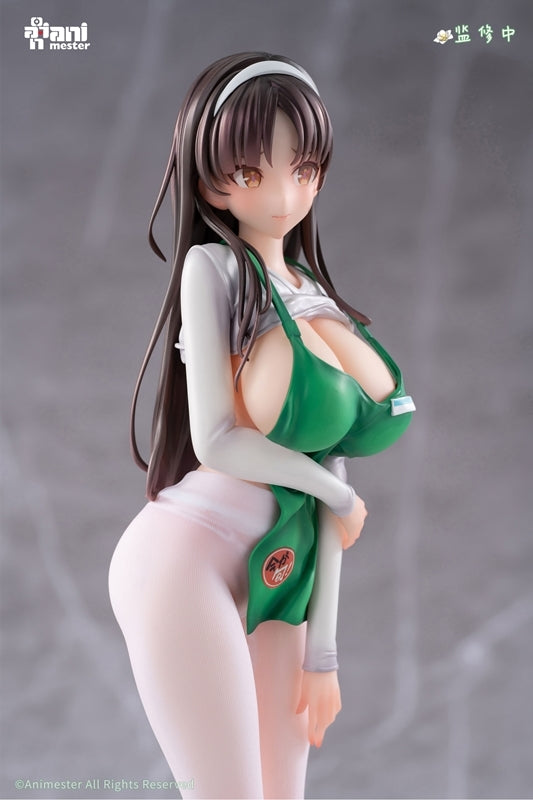 (Bishojo Figure) "First Business! Mari Hanamiya the Gentle Shop Assistant" illustration by POPQN 1/6 Complete Figure