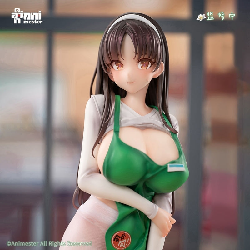 (Bishojo Figure) "First Business! Mari Hanamiya the Gentle Shop Assistant" illustration by POPQN 1/6 Complete Figure