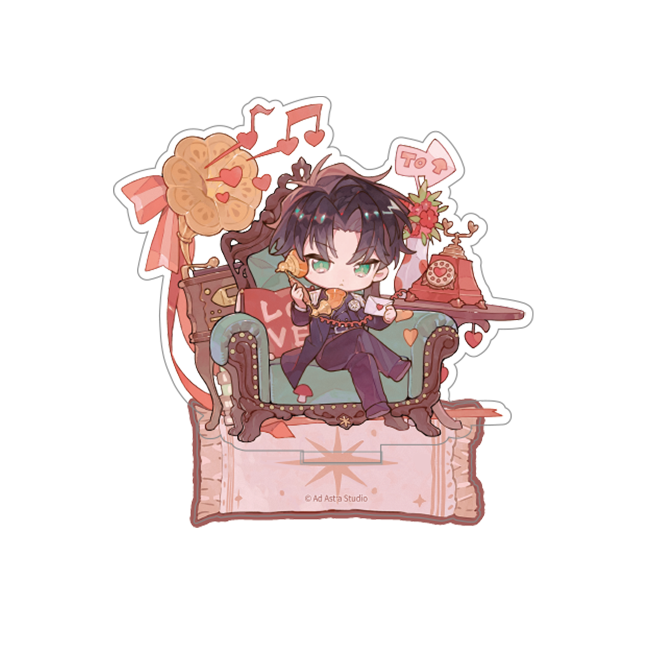 (Goods - Acrylic Stand) Little Mushroom Valentine's Series Heart Signal Acrylic Stand Lu Feng