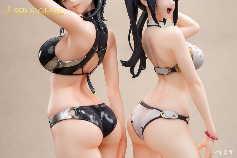 (Bishojo Figure) SSR FIGURE "Hard-Shell Swimwear Girls" 1/6 Complete Figure {Manufacturer Bonus: Badge,Charm}