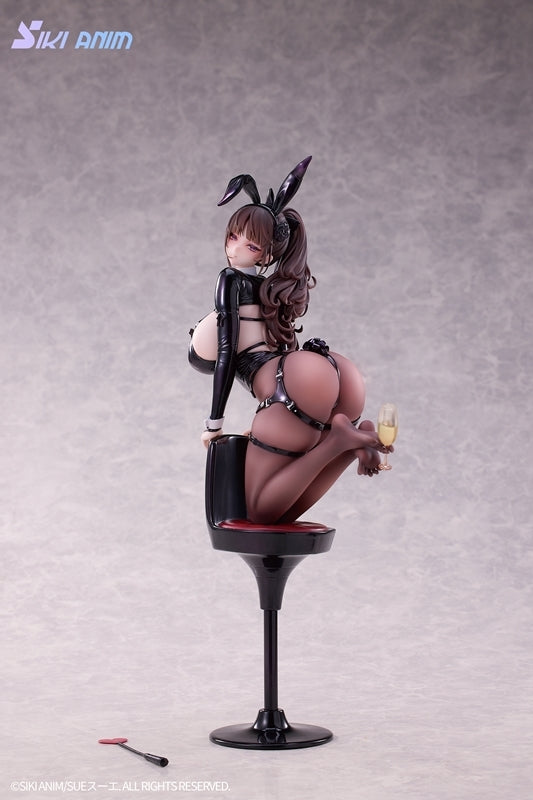 (Bishojo Figure) Champagne & Bunny Girl - Rose (Black Stockings Regular ver.) 1/6 Completed Figure {Packaged Bonus}