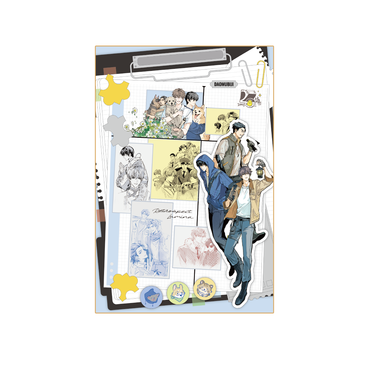 (Goods - Ornament) The Lost Tomb (Daomu Biji) 2026 Fes Retrospect Lumina Series Art Board