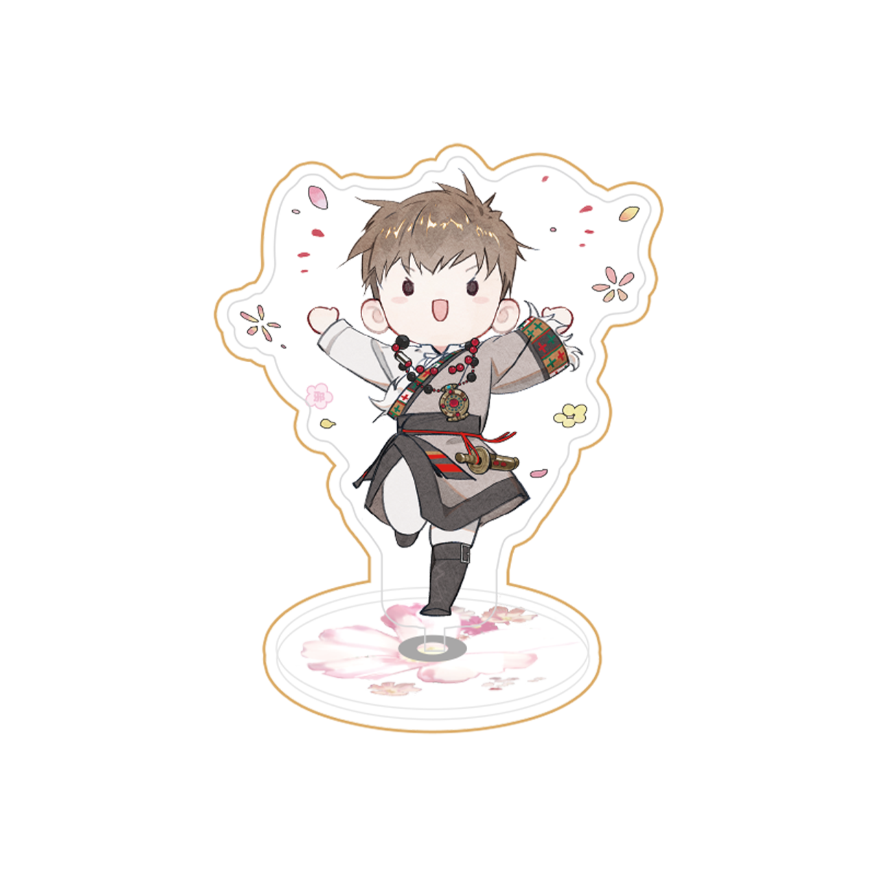 (Goods - Acrylic Stand) The Lost Tomb (Daomu Biji) 2026 Fes Floating Blossoms, Land of Snow Series Chibi Art Rotating Acrylic Stand Wu Xie