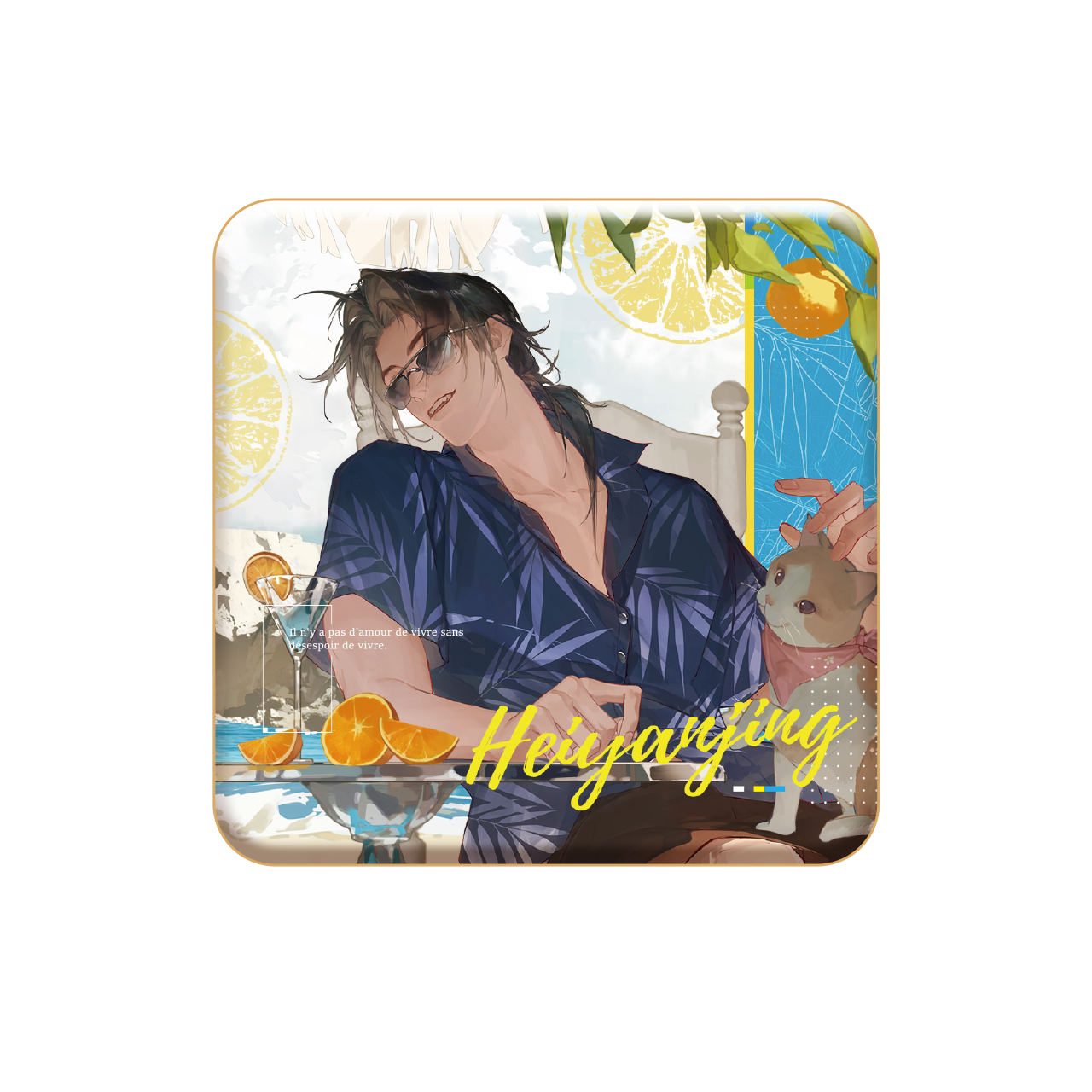 (Goods - Badge) The Lost Tomb (Daomu Biji) 2026 Fes Leisurely Vacation Series Button Badge Shades