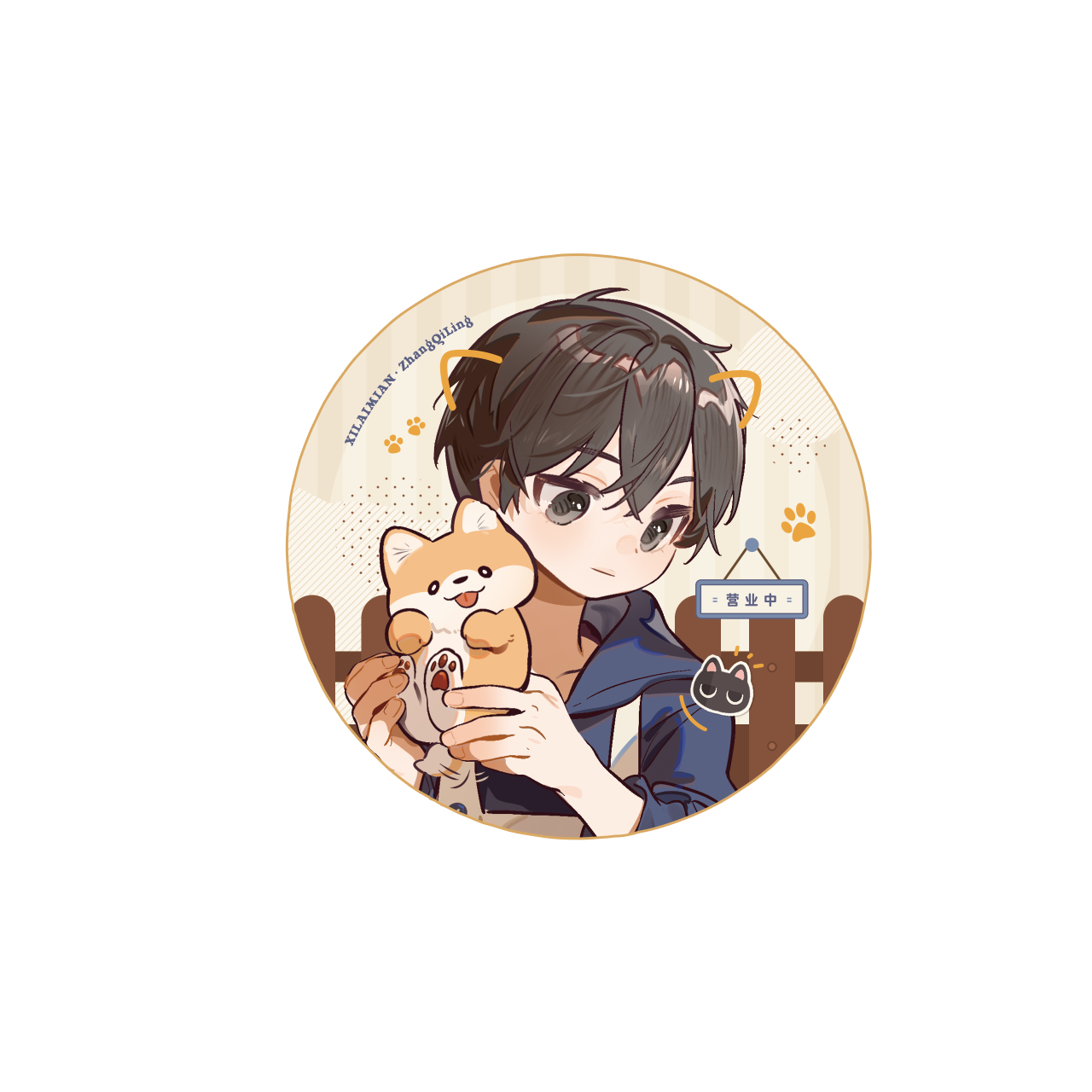 (Goods - Badge) The Lost Tomb (Daomu Biji) 2026 Fes Xilaimian Series Button Badge Zhang Qiling