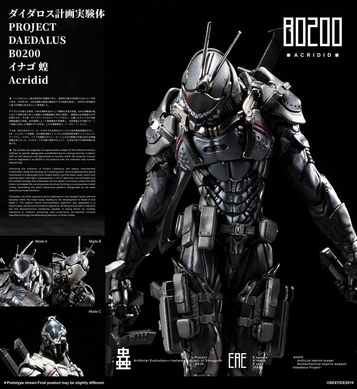 (Action Figure) Vermin Series Project Daedalus B0200 Locust Acridid 1/12