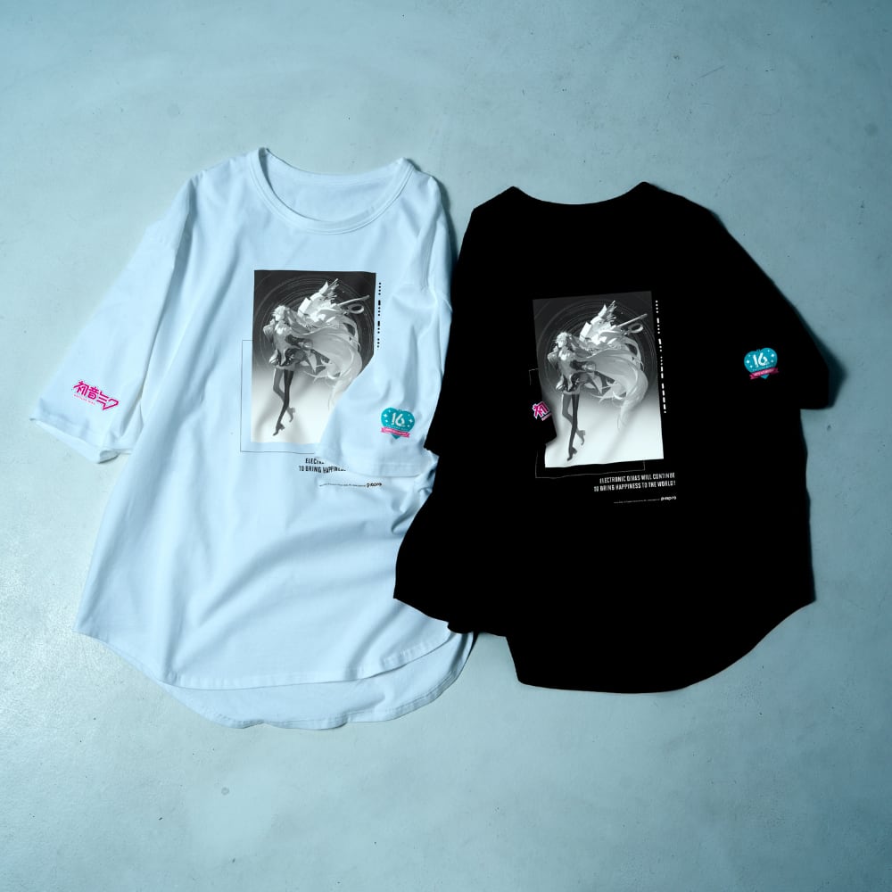 Goods - Shirt) Hatsune Miku Happy 16th Birthday 