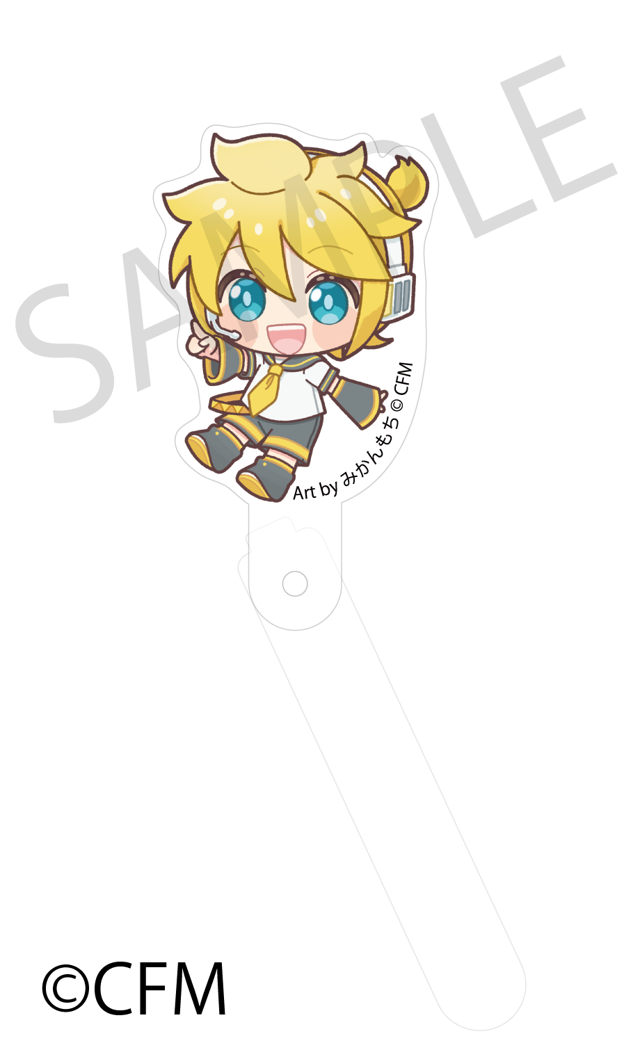 (Goods - Acrylic Stand) Sakura Miku × Hirohako Acrylic Prop and Stand Hakodate 2025 Kagamine Len - Art by Mikanmochi