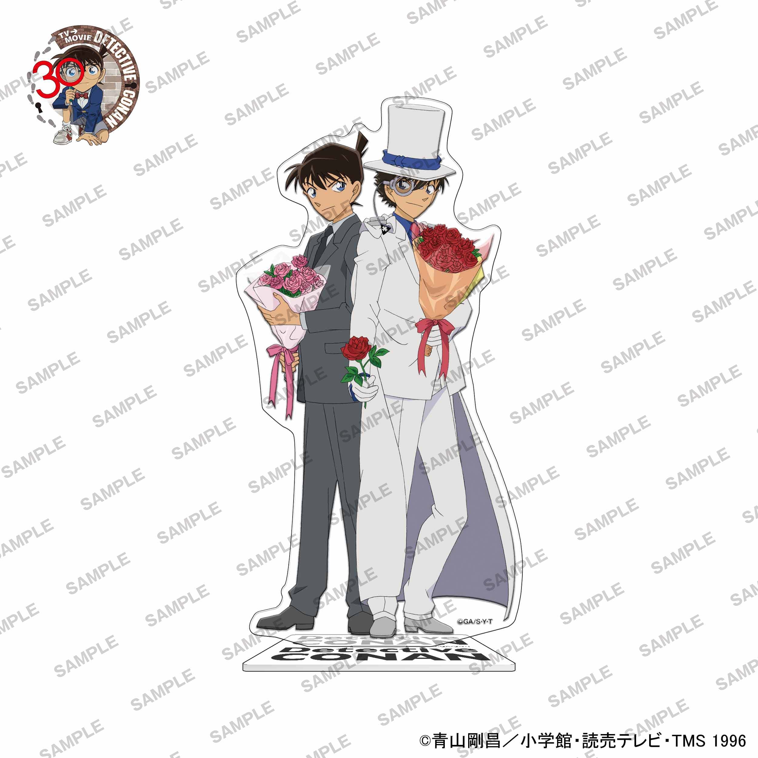 (Goods - Acrylic Stand) Detective Conan Acrylic Stand Figure Pair - Shinichi & Kid the Phantom Thief Ver.