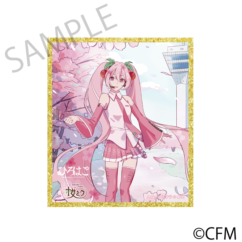 (Goods - Art Board) Sakura Miku × Hirohako Acrylic Art Board Hakodate 2025 - Art by Tamiura